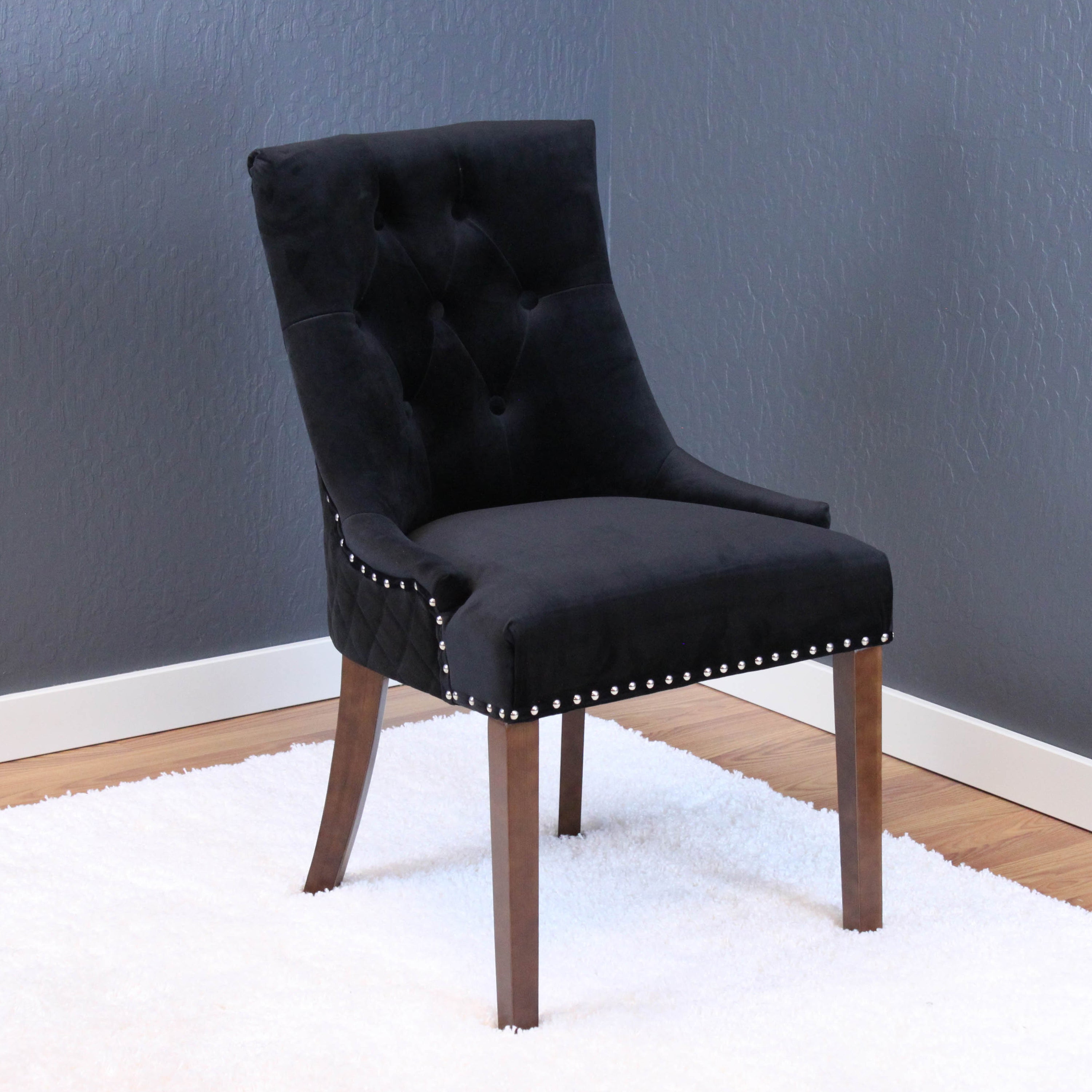 Lemele Velvet Dining Chairs (Set of 2)