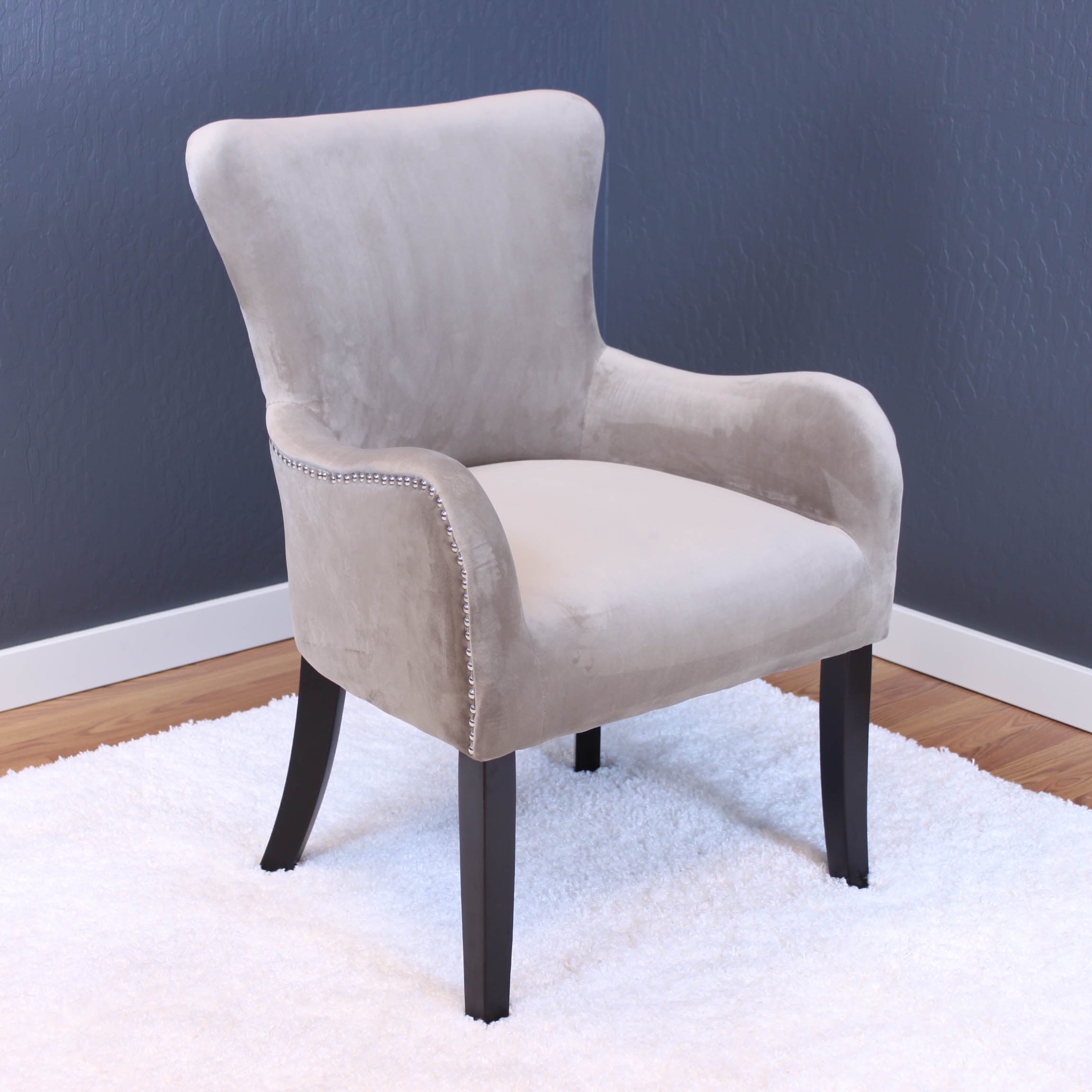 Aalten Velvet Arm Chair