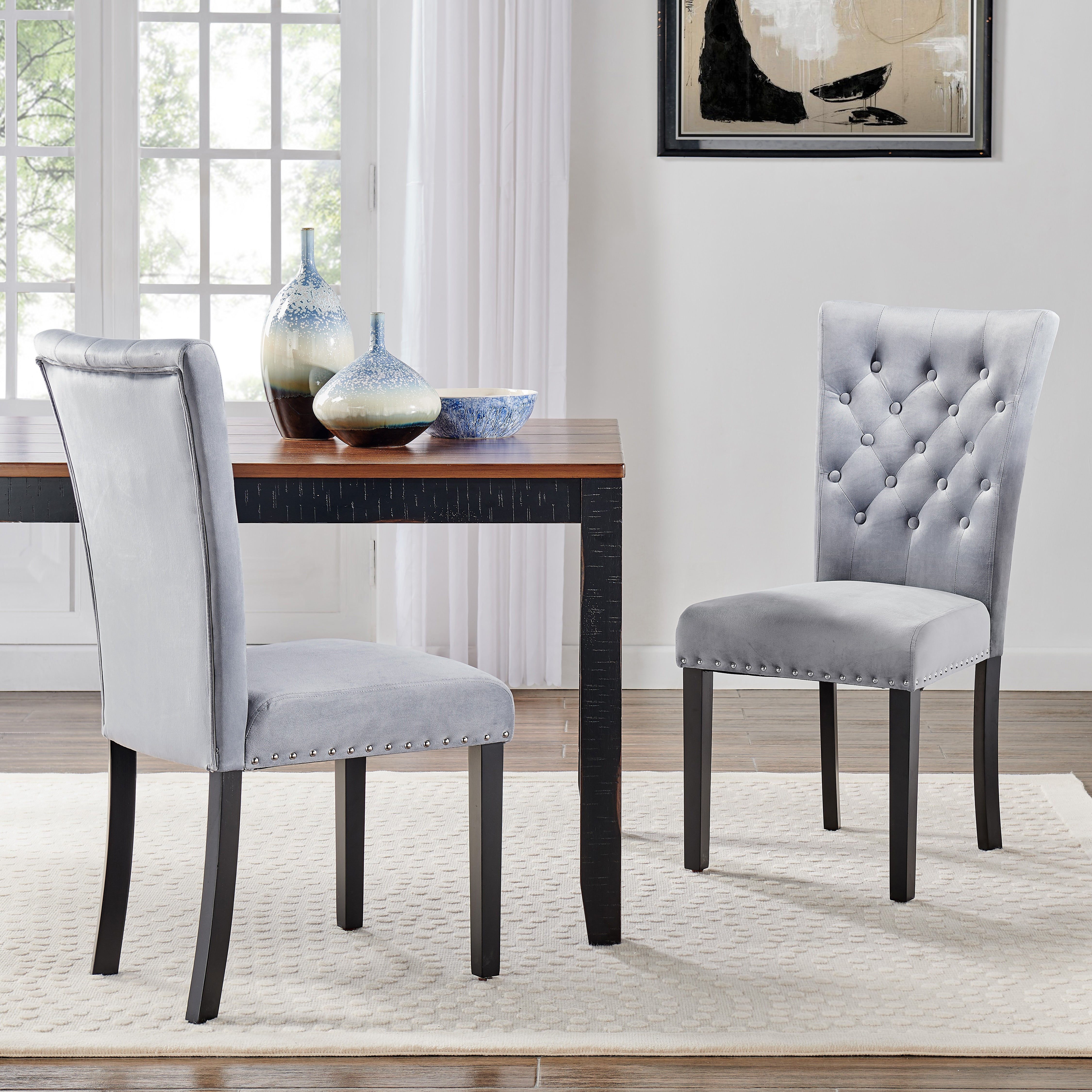 Markelo Velvet Dining Chairs (Set of 2)