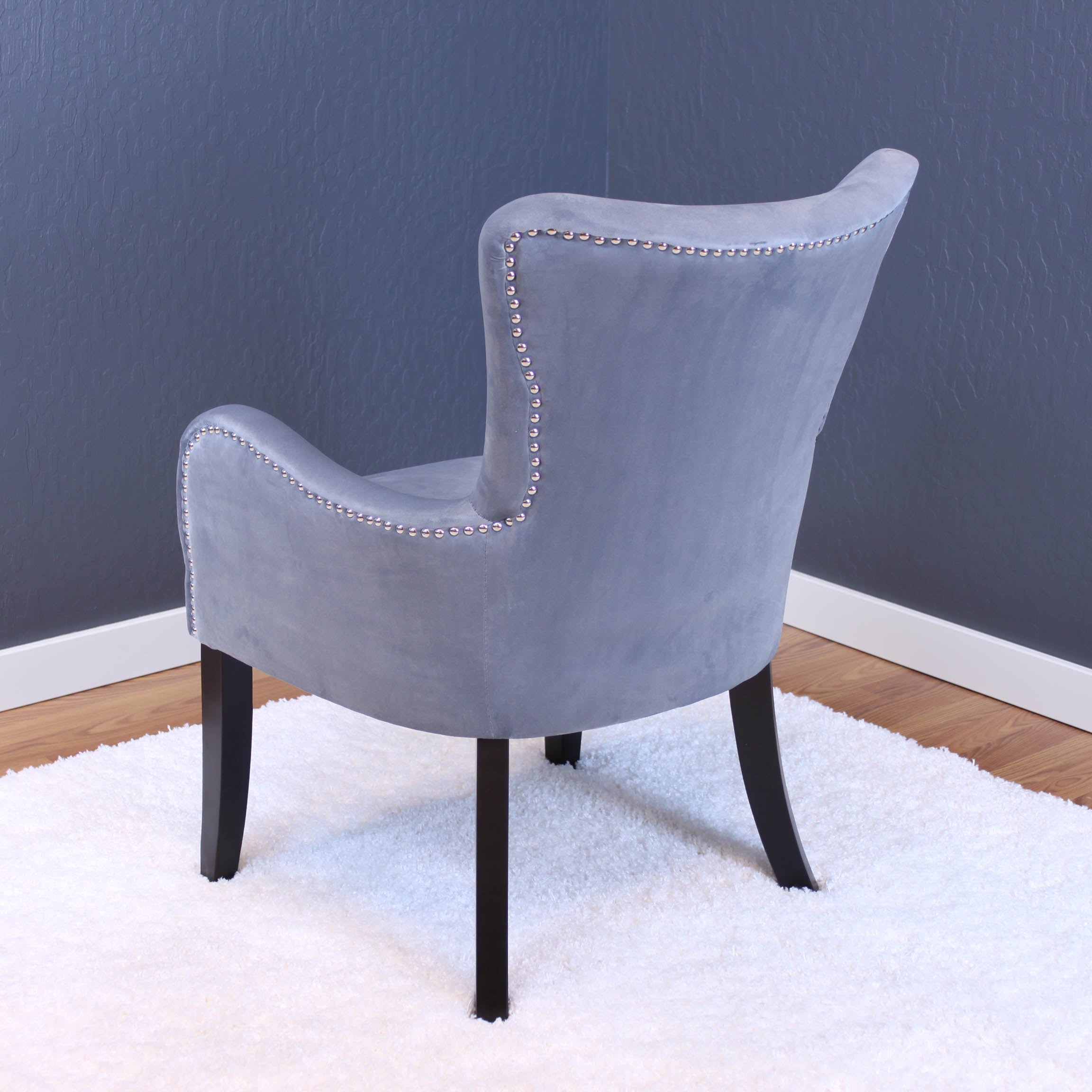 Aalten Velvet Arm Chair