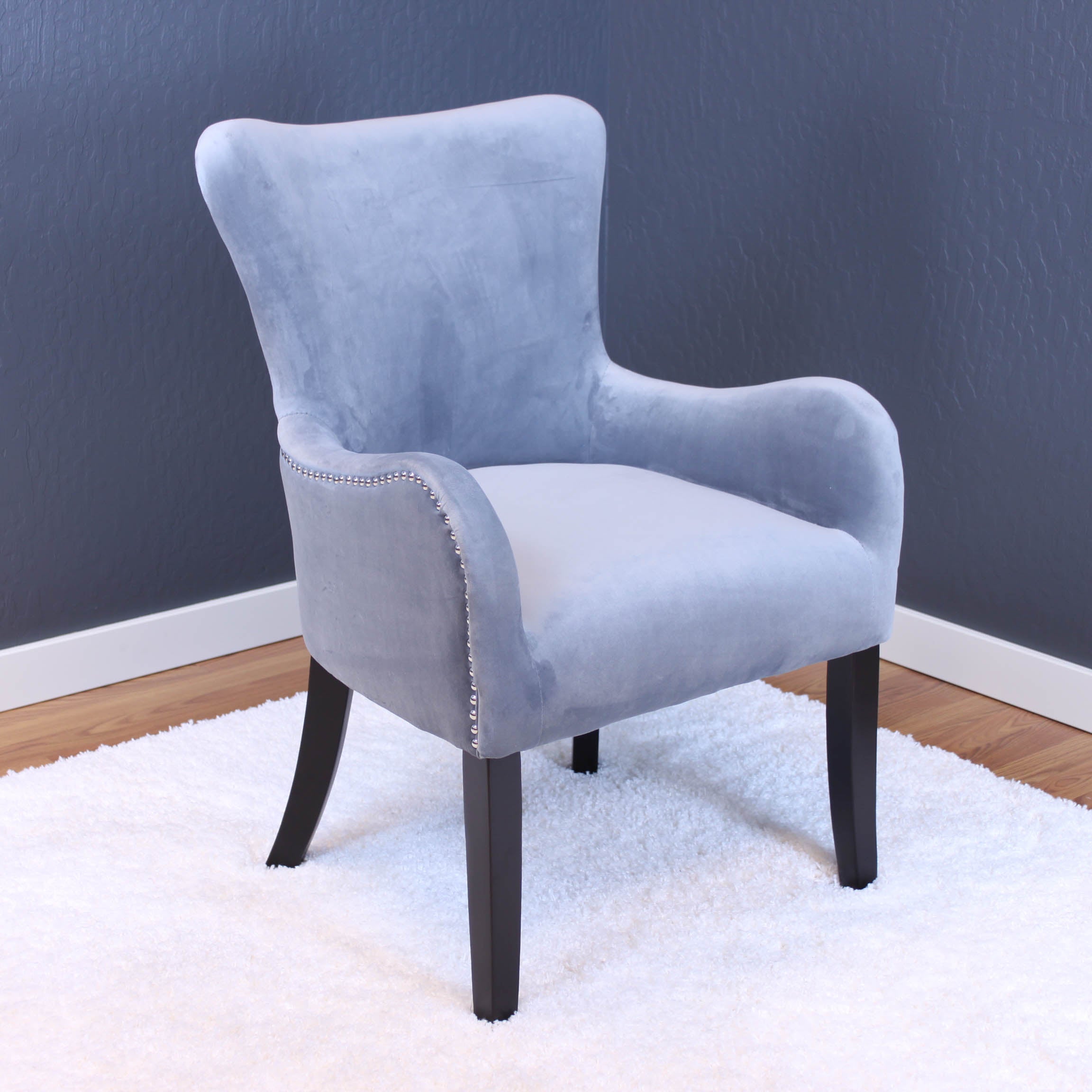 Aalten Velvet Arm Chair