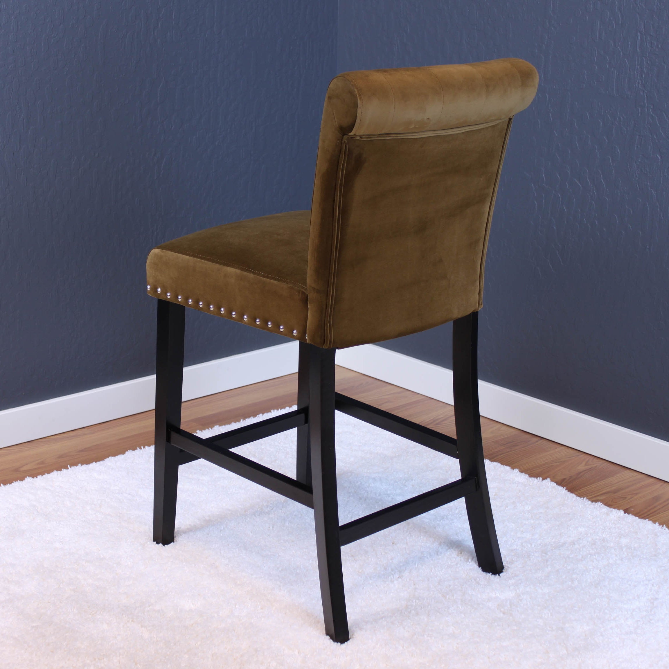 Markelo Velvet Counter Chairs (Set of 2)