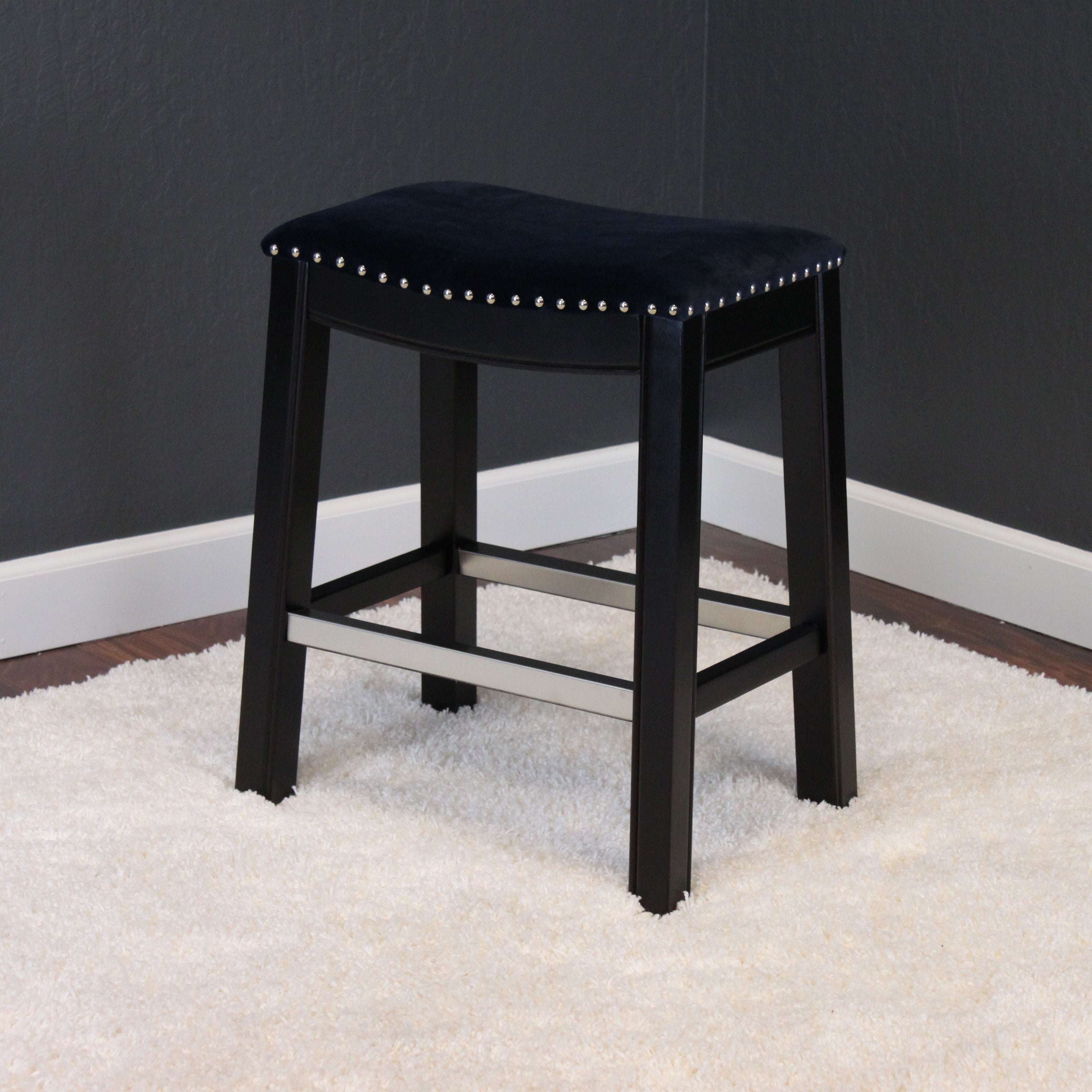 Navario Velvet Counter Chair