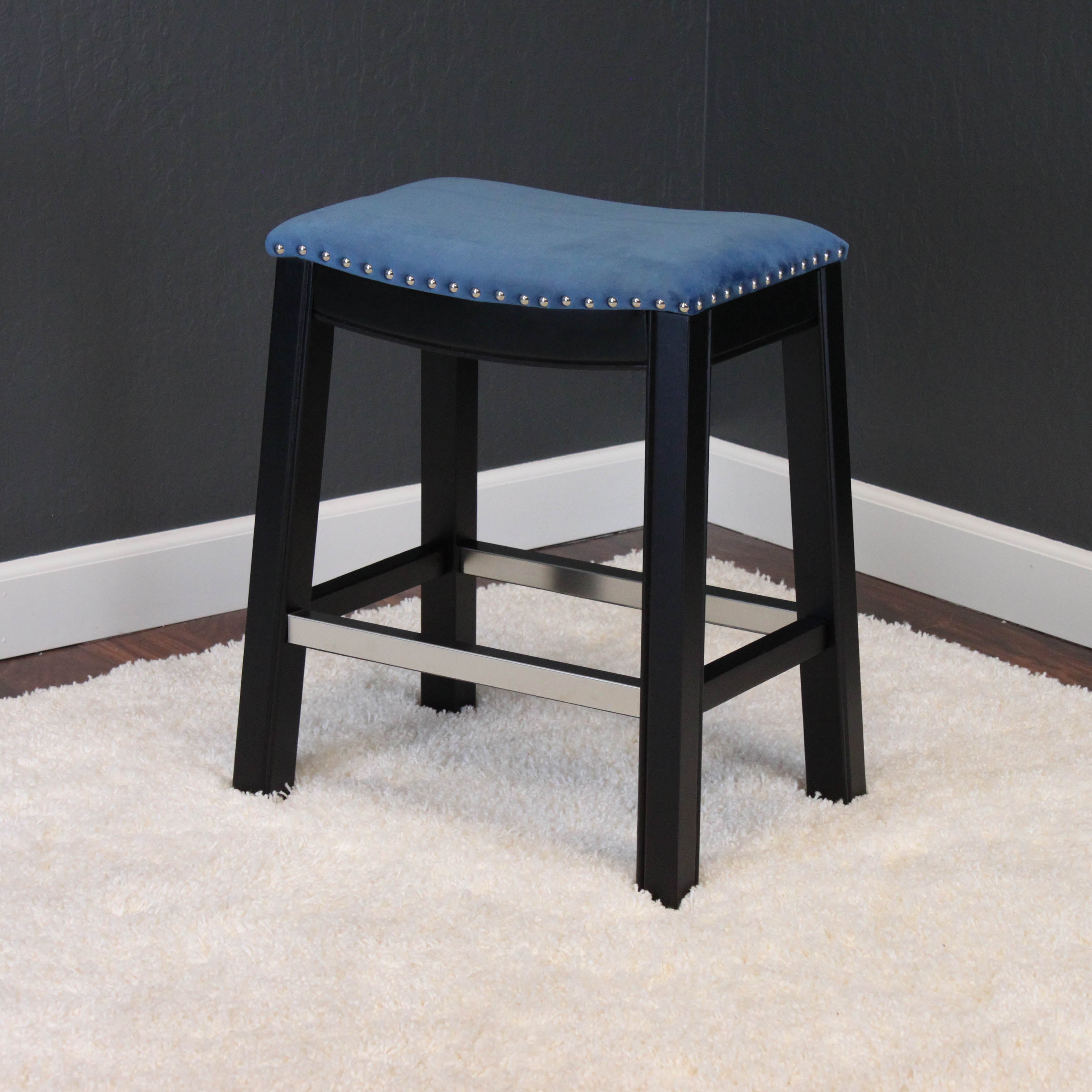 Navario Velvet Counter Chair