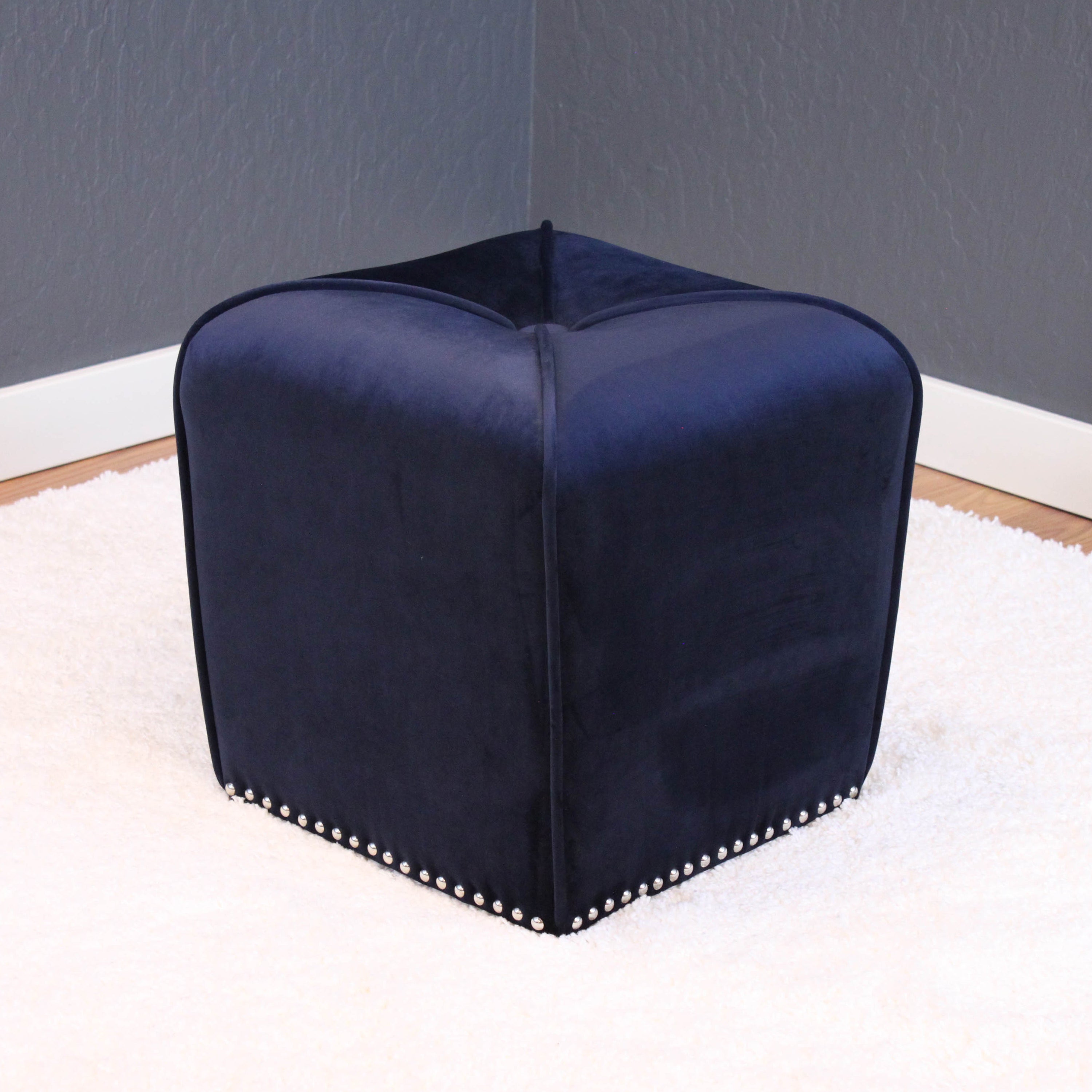 Lemele 36" Rectangle Velvet Ottoman